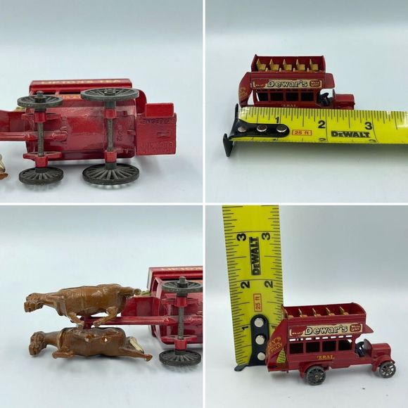 Matchbox Lesney Models of Yesteryear No. 12 Horse Bus Lipton's Tea No Box - Picture 8 of 16